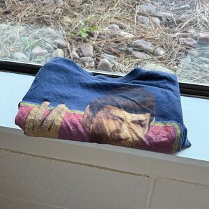 “Spock Live Long and Prosper” Navy Graphic T-Shirt